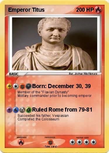 Pokemon Emperor Titus