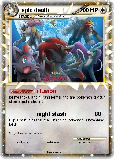 Pokemon epic death