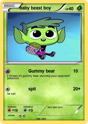 Pokemon baby beast boy
