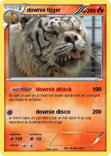 Pokemon downie tijger