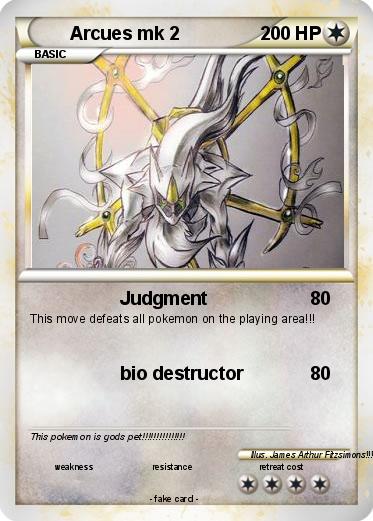 Pokemon Arcues mk 2