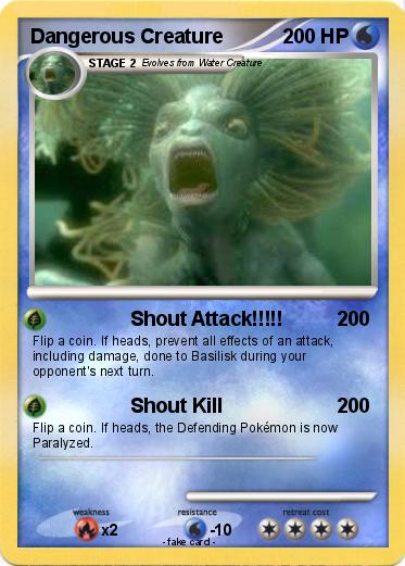 Pokemon Dangerous Creature