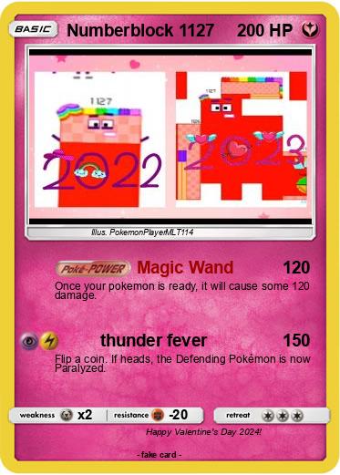 Pokemon Numberblock 1127 Pokemon Numberblock 1127