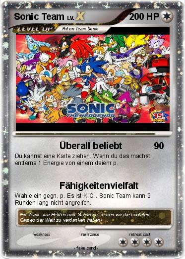 Pokemon Sonic Team