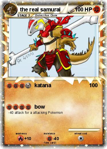 Pokemon the real samurai