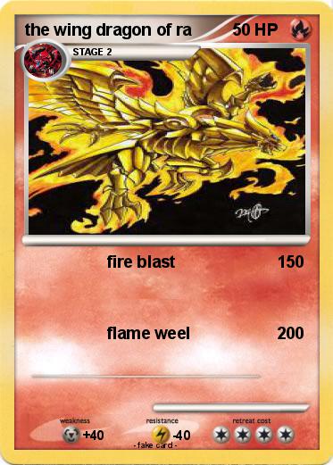 Pokemon the wing dragon of ra
