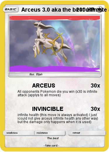 Pokemon Arceus 3.0 aka the best ultimate arceus of course like yea