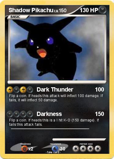 Pokemon Shadow Pikachu