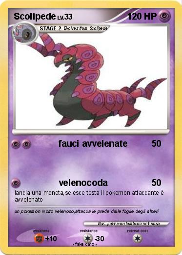 Pokemon Scolipede
