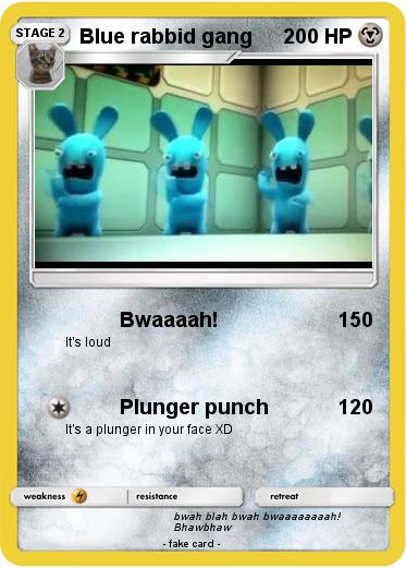 Pokemon Blue rabbid gang