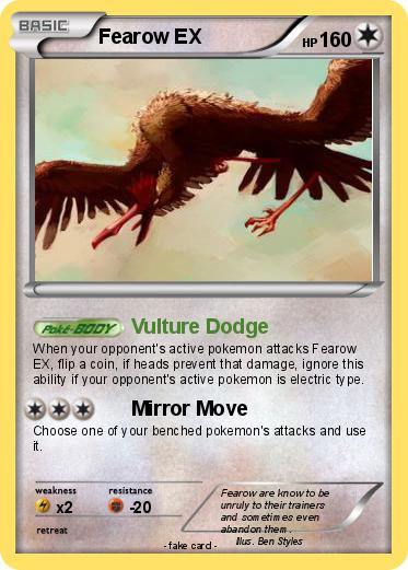 Pokemon Fearow EX