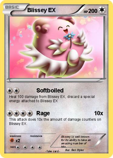 Pokemon Blissey EX