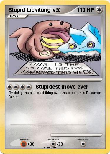 Pokemon Stupid Lickitung