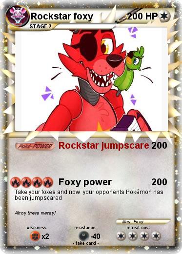 Pokemon Rockstar foxy