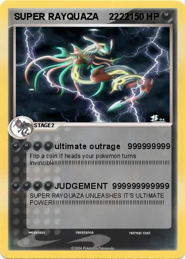 Pokemon SUPER RAYQUAZA    2222