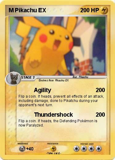 Pokemon M Pikachu EX