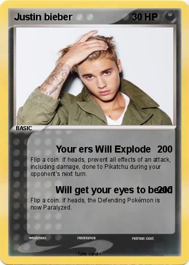 Pokemon Justin bieber