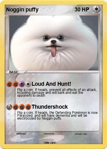 Pokemon Noggin puffy