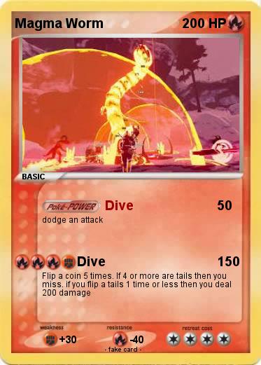 Pokemon Magma Worm