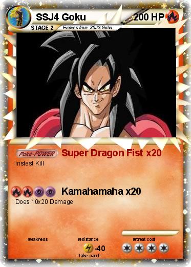 Pokemon SSJ4 Goku