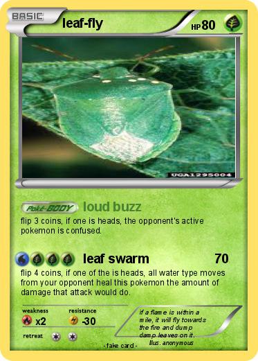 Pokemon leaf-fly