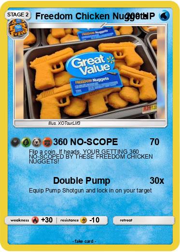 Pokemon Freedom Chicken Nuggets