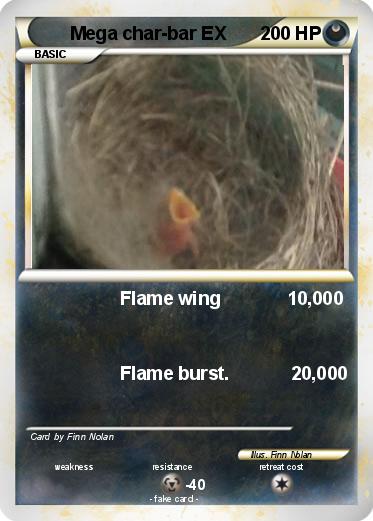 Pokemon Mega char-bar EX