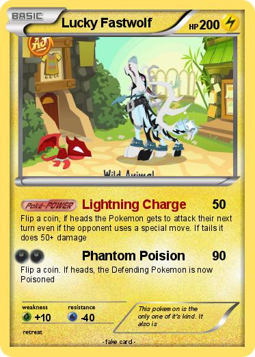 Pokemon Lucky Fastwolf