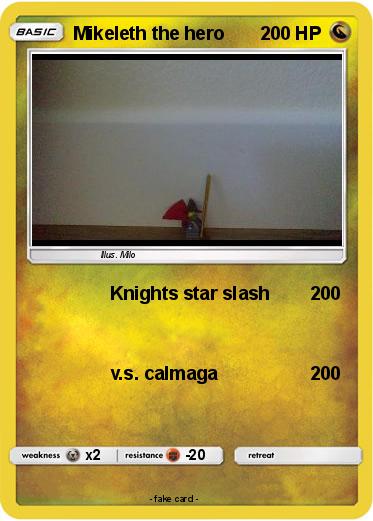 Pokemon Mikeleth the hero