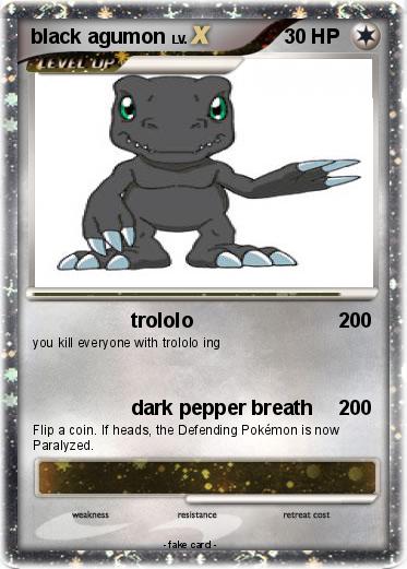 Pokemon black agumon