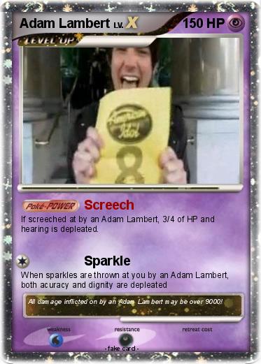 Pokemon Adam Lambert