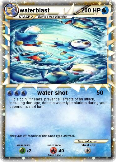 Pokemon waterblast