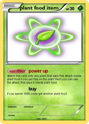 Pokemon plant food item