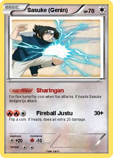 Pokemon Sasuke (Genin)