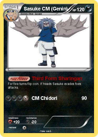 Pokemon Sasuke CM (Genin)