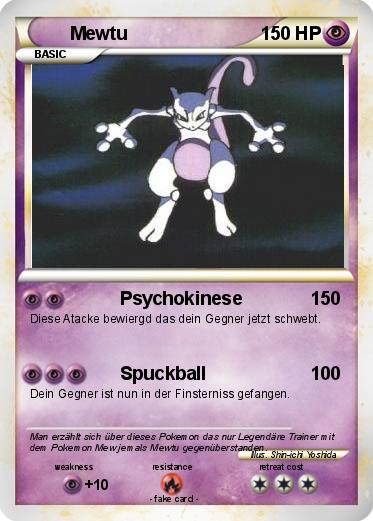 Pokemon Mewtu