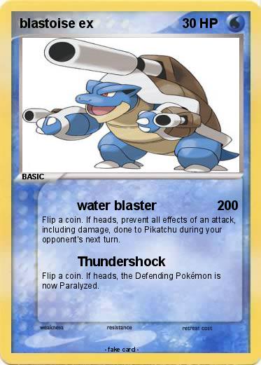 Pokemon blastoise ex