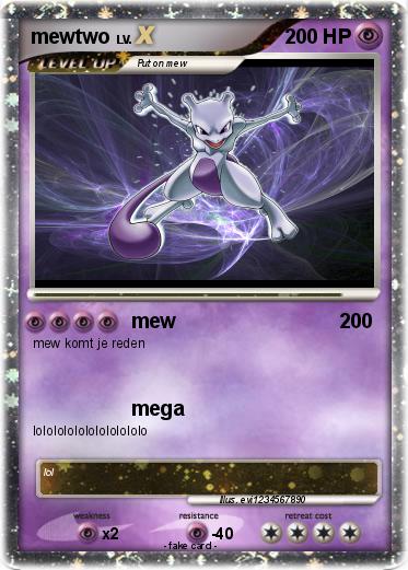 Pokemon mewtwo