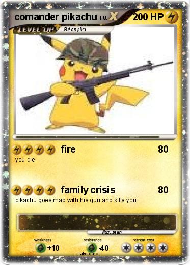 Pokemon comander pikachu