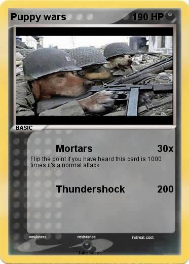 Pokemon Puppy wars