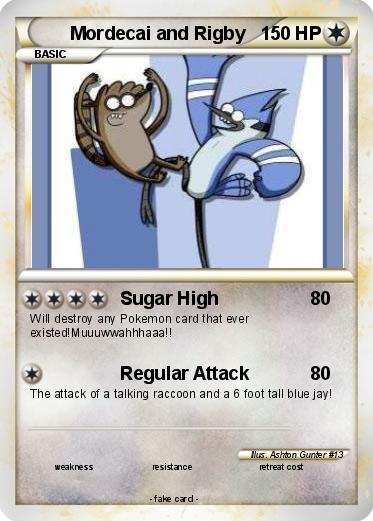Pokemon Mordecai and Rigby
