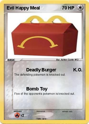 Pokemon Evil Happy Meal