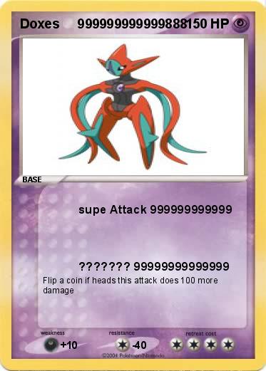 Pokemon Doxes     999999999999888