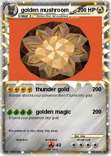 Pokemon golden mushroom
