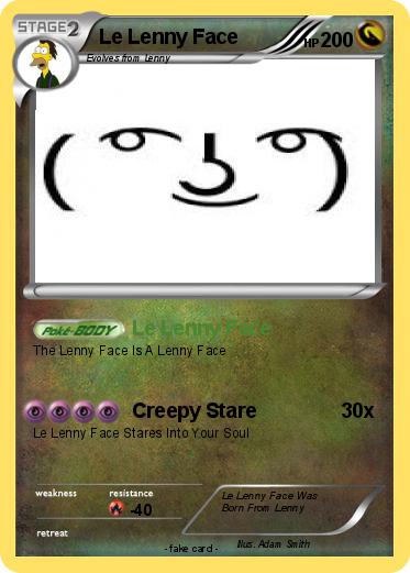 Pokemon Le Lenny Face