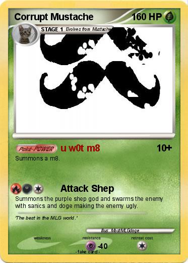 Pokemon Corrupt Mustache