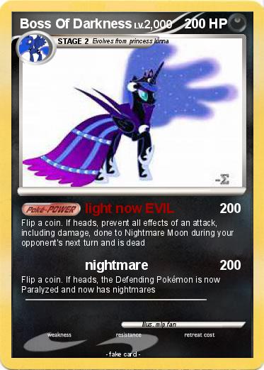 Pokemon Boss Of Darkness