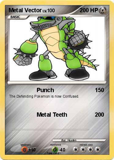 Pokemon Metal Vector