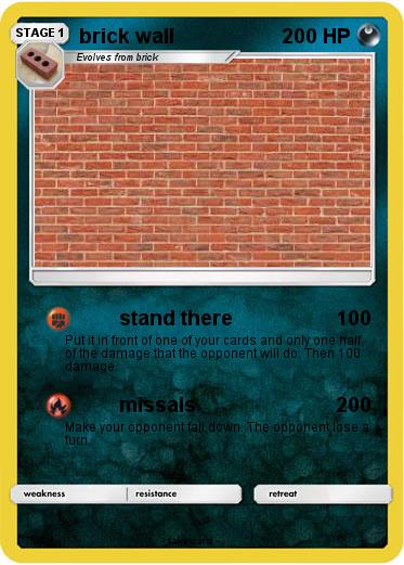 Pokemon brick wall
