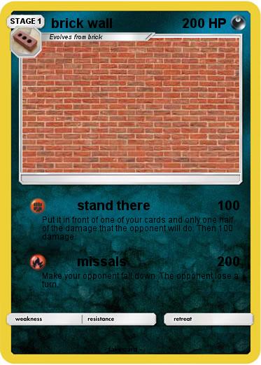 Pokemon brick wall